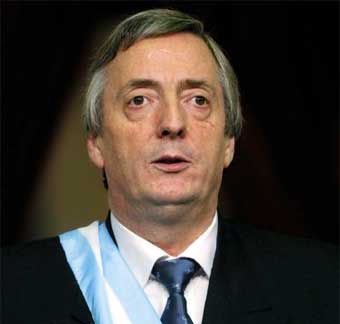 Nestor Kirchner dead