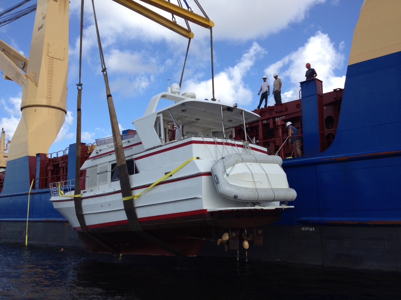 our boat transported by Yachtpath