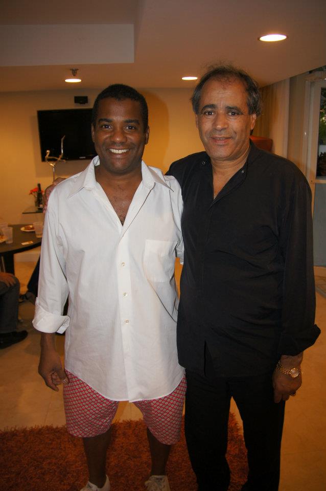 Glenn Harris with Mohamed Sahraoui