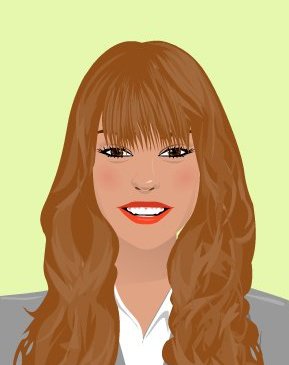 This is a cartoon rendition of ME, lol.  I am very happy, very successful, enjoying my  work in my service to Divinity!