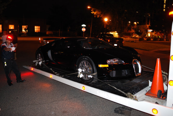 Hauling expensive high dollar cars like this Bugatti Veyron