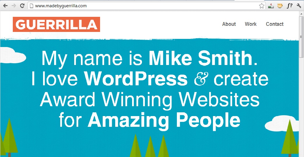 www madebyguerrilla dotcom SCAM ARTIST Mike Smiths Website