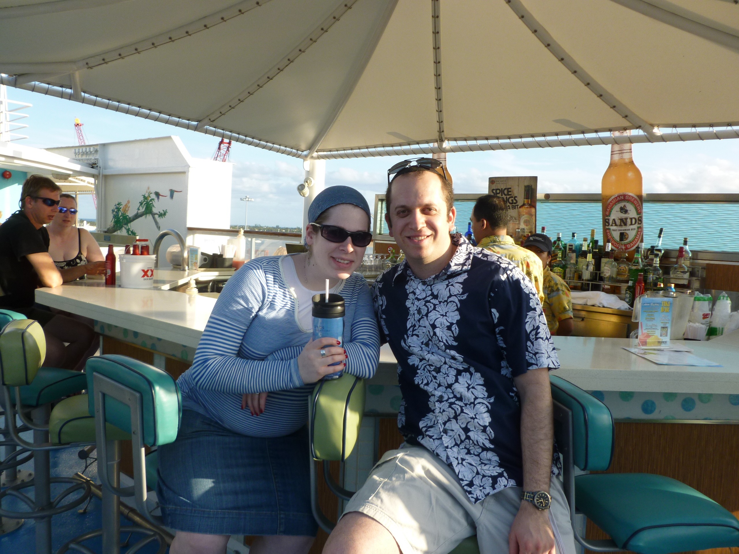 My wife and I on the cruise
