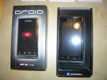 Motorola Droid and box