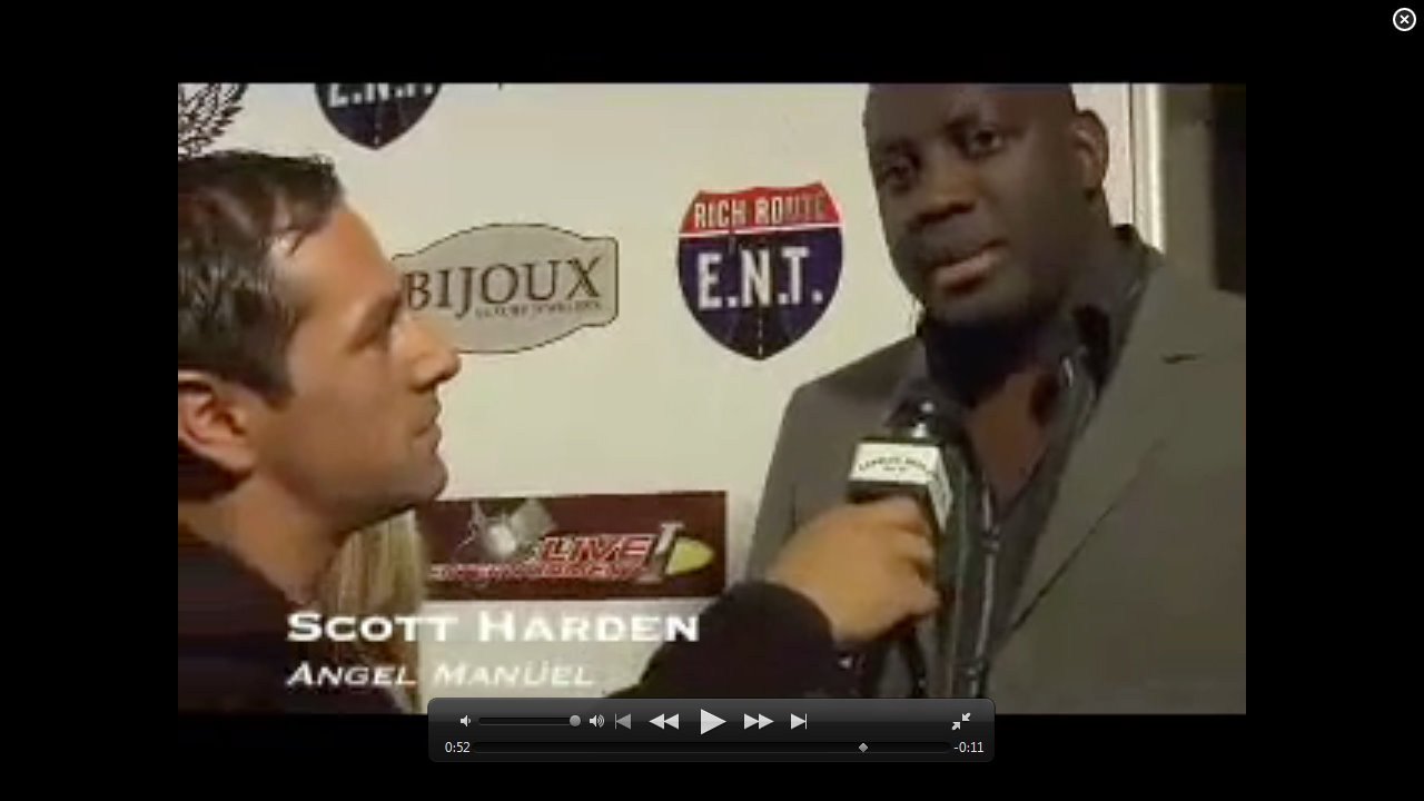 Angel Manuel being interviewed by Scott Harden