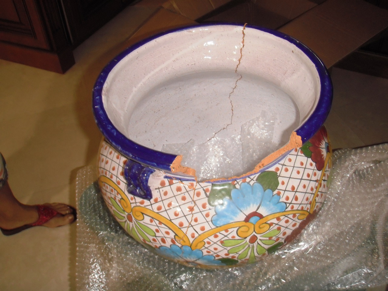 Broken Decorative Pot