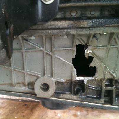 Damage to motor due to oil change from walmart
