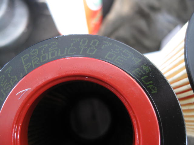 Top of Tires Plus Cartridge showing lack of gaskets