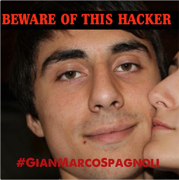 This is Gianmarco Spagnoli (Hacker)