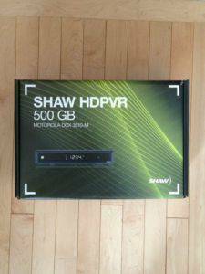 shaw pvr box