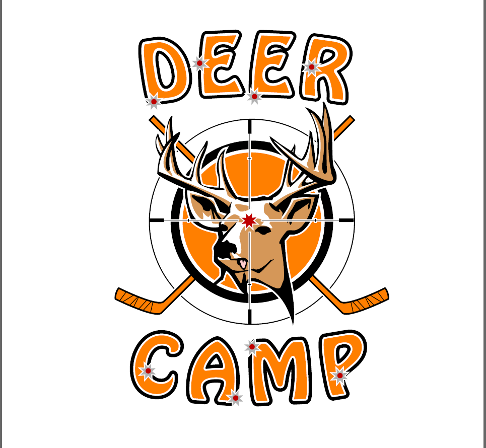 Sublimated Hockey Jerseys Deer Camp Logo Rip Off!