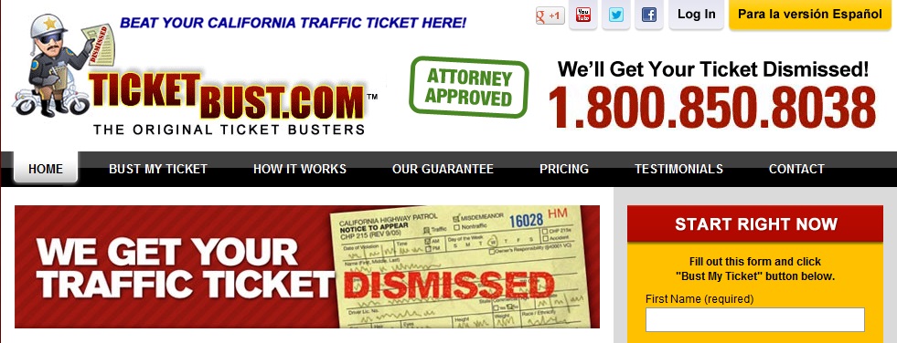 Here is their one of their other scam businesses. "We Get Your Ticket Dismissed".....lol....yeah right SCAMMERS!