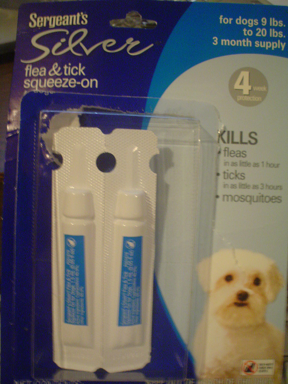 Sergeant's Silver Flea & Tick squeeze on