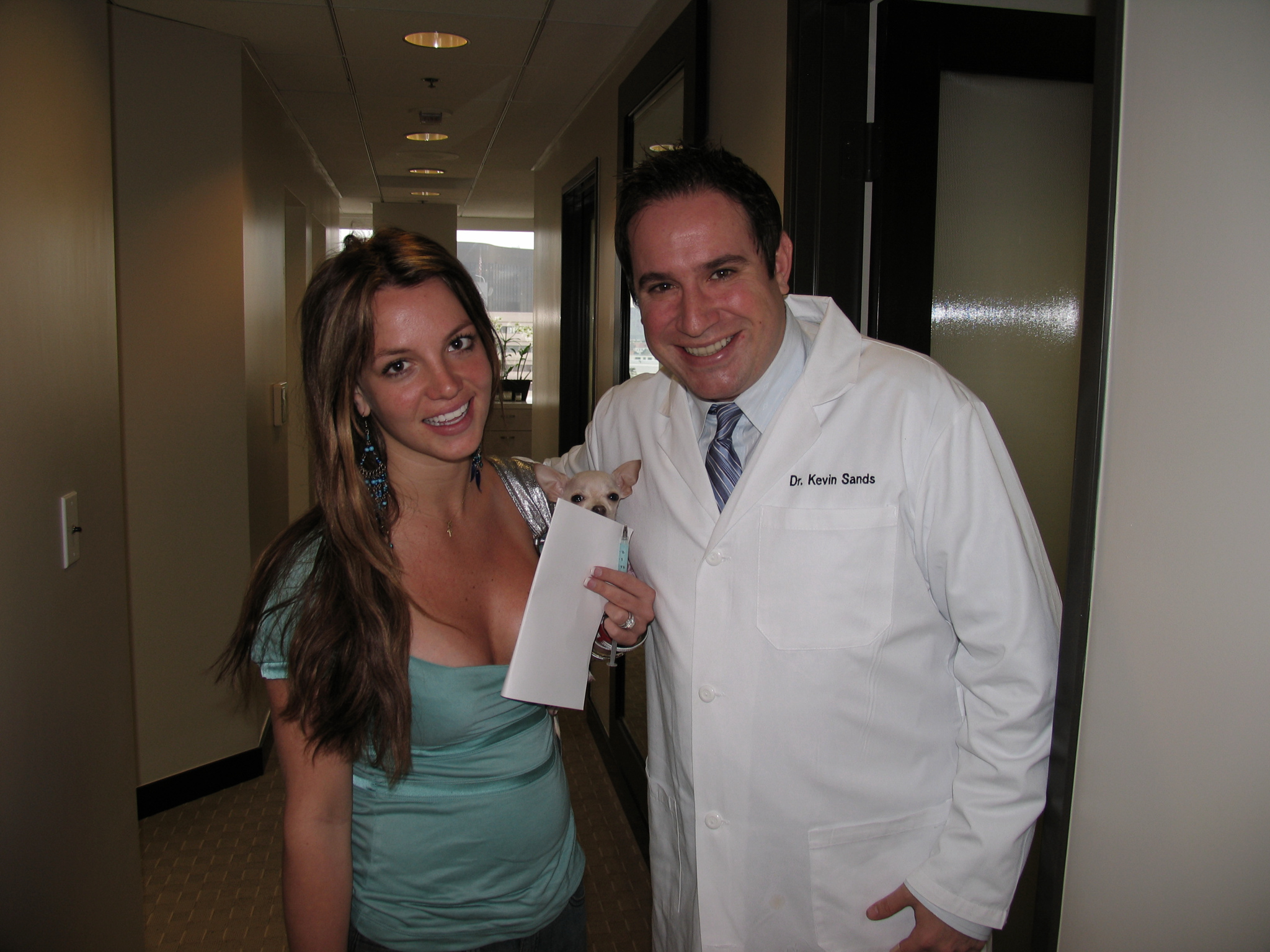 Dr. Kevin Sands with Britney Spears