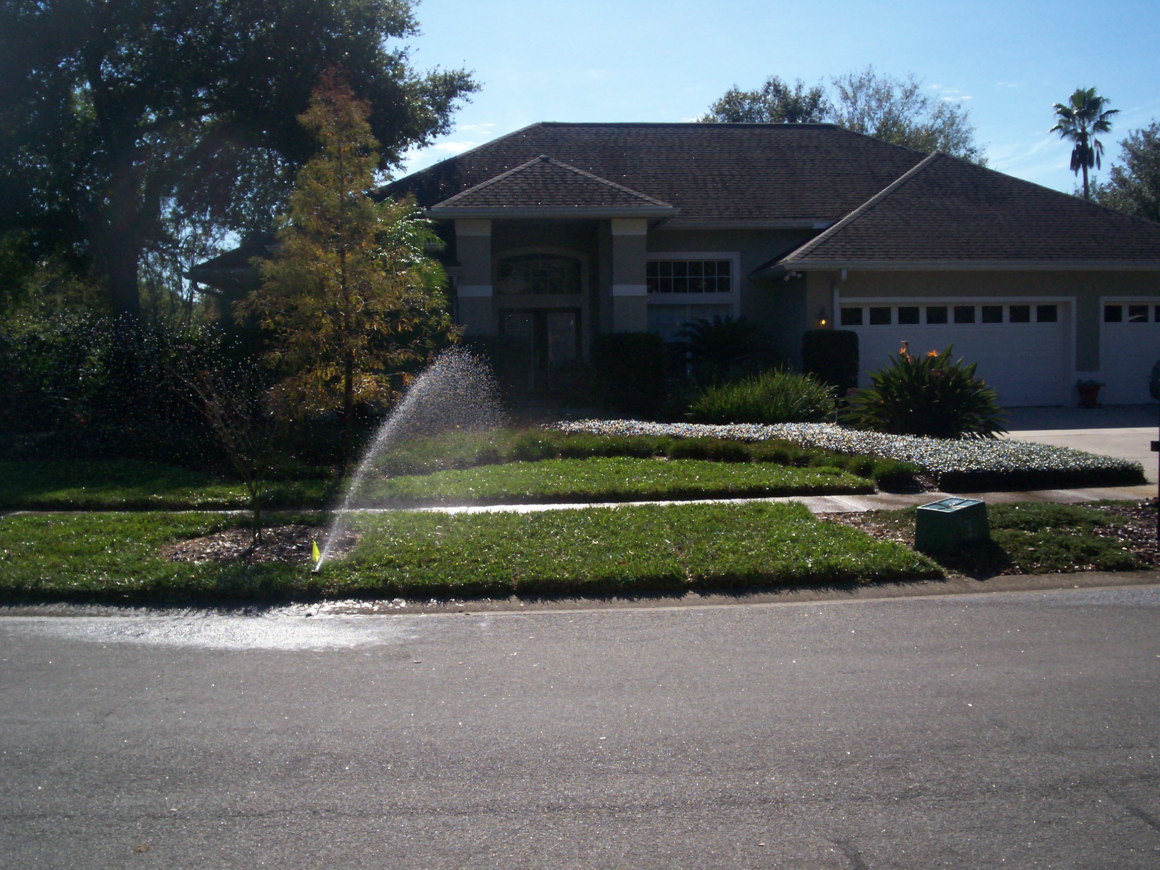 David & Lydia sod project by McGowan's Landscaping