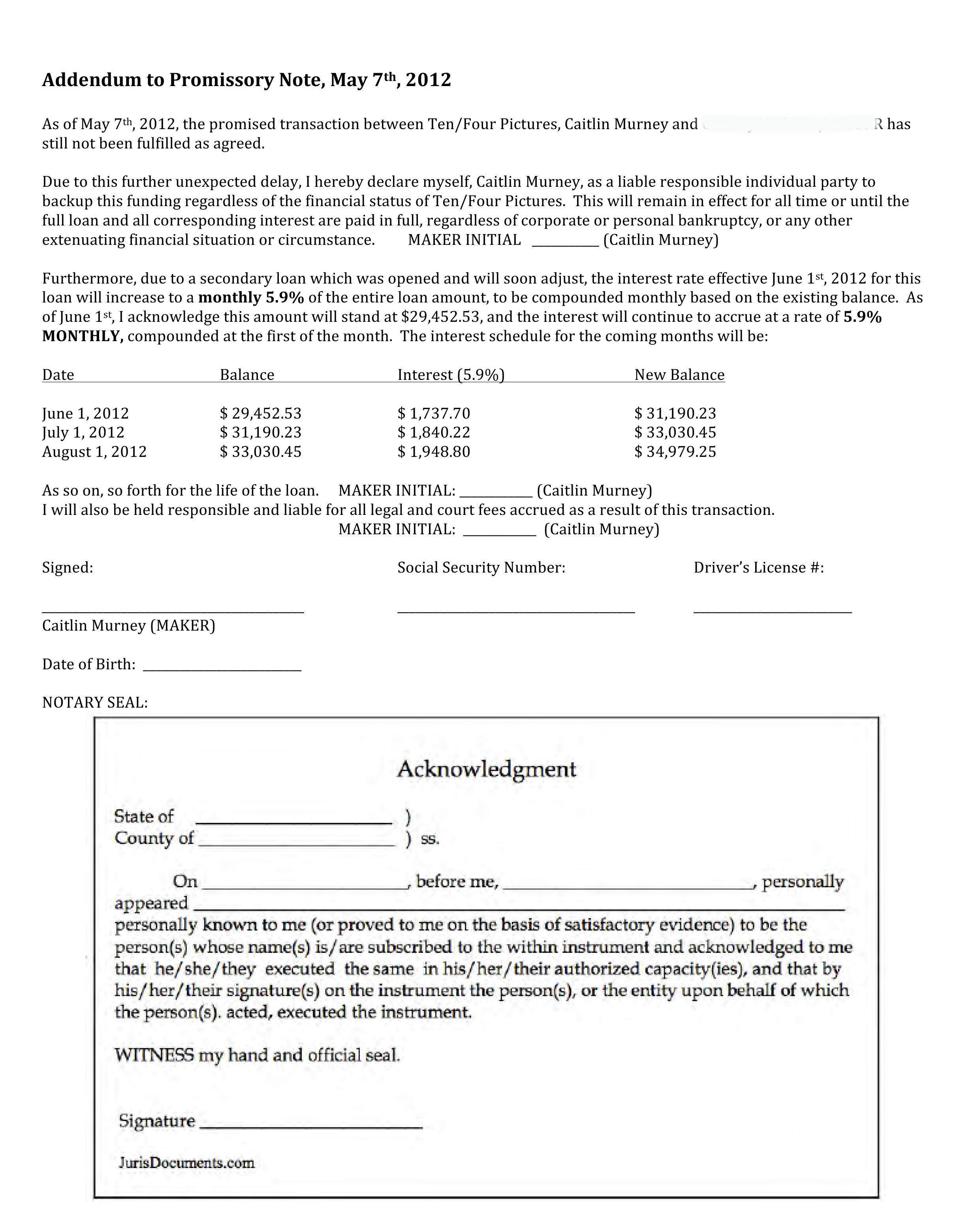 CAITLIN MURNEY Scam Document - 3