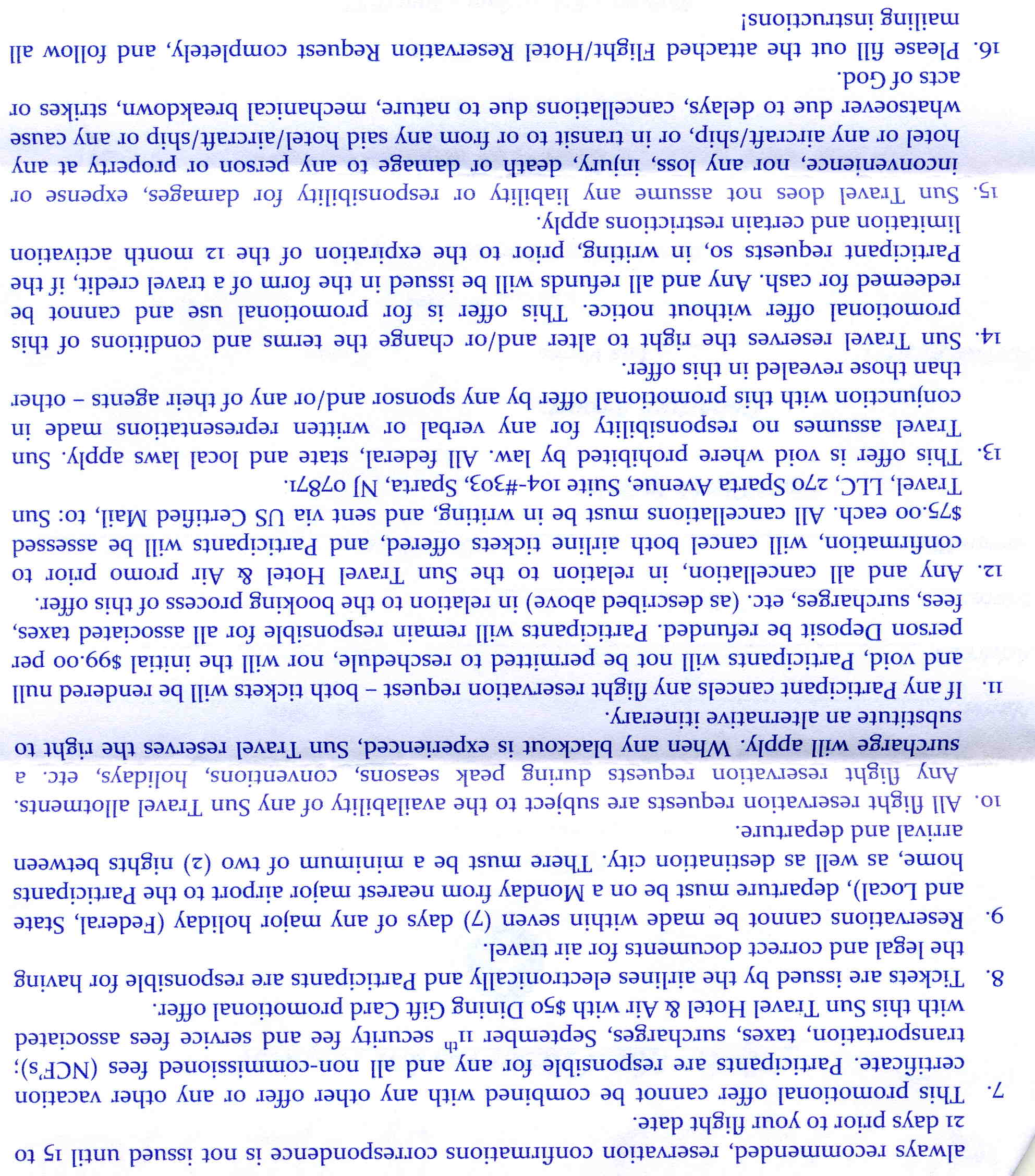 2nd page of letter