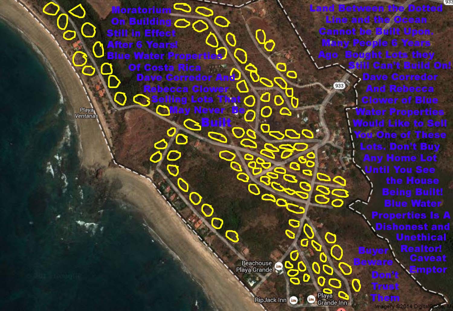 Unbuildable Lots For Sale Playa Grande Costa Rica