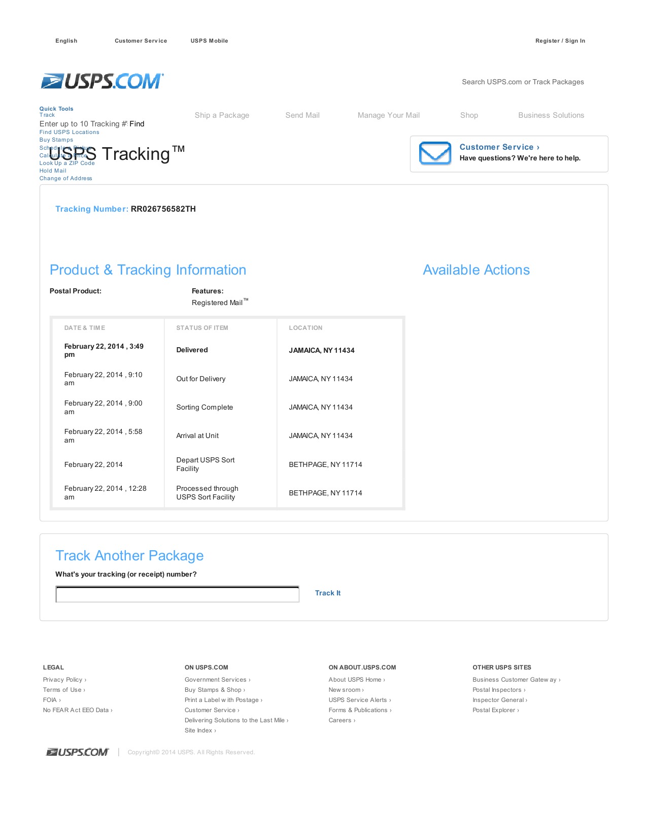 Fake tracking number they provided to PayPal fraudulently
