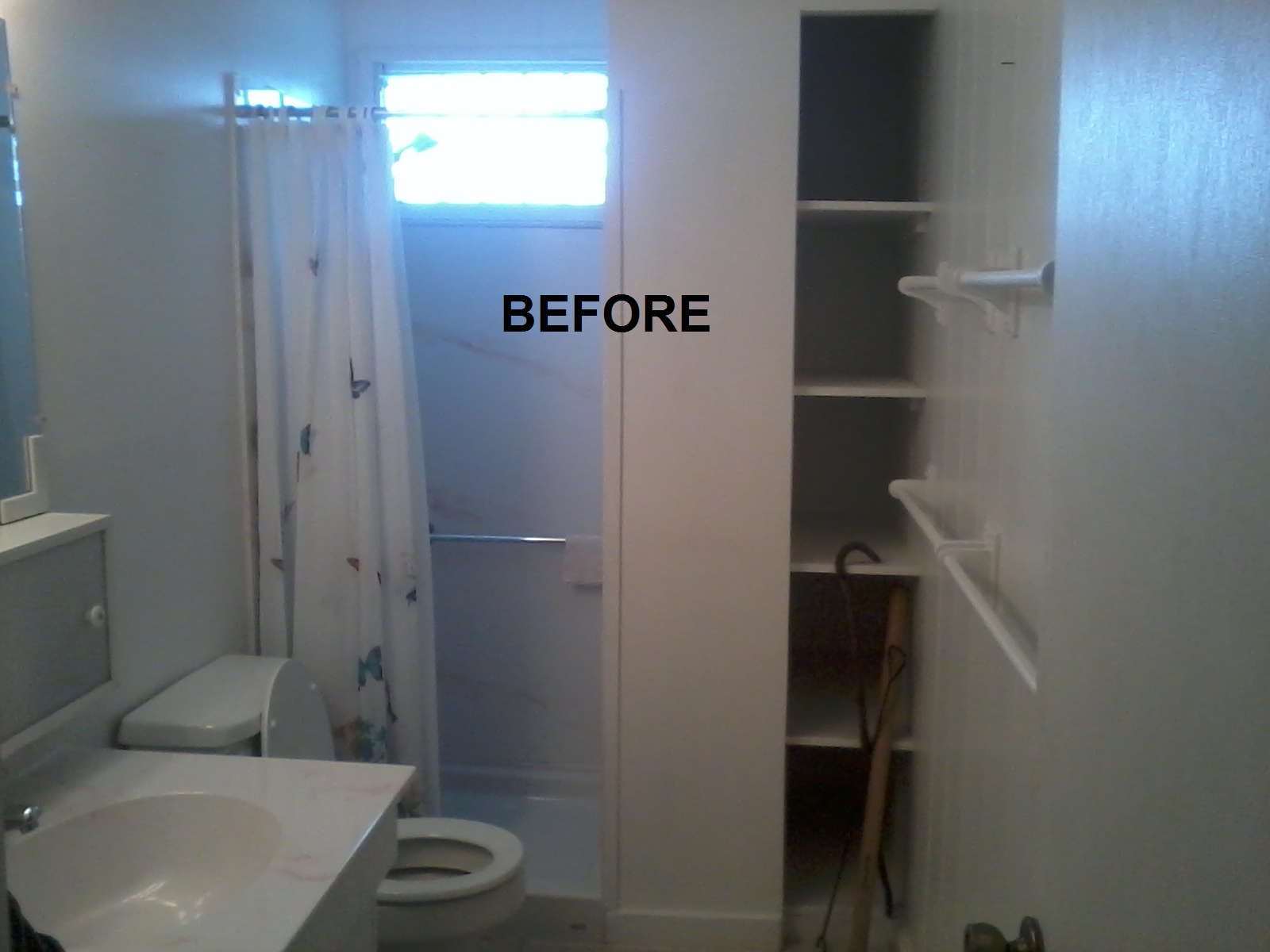 Before Shower was Renovated.