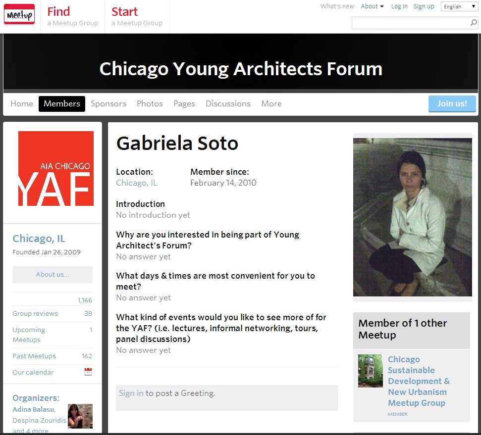 Gabriela Soto ...Forum of Architects...