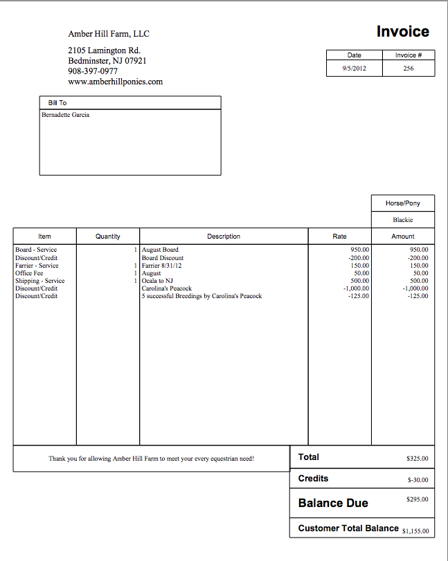 Invoice