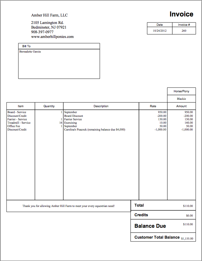 Invoice