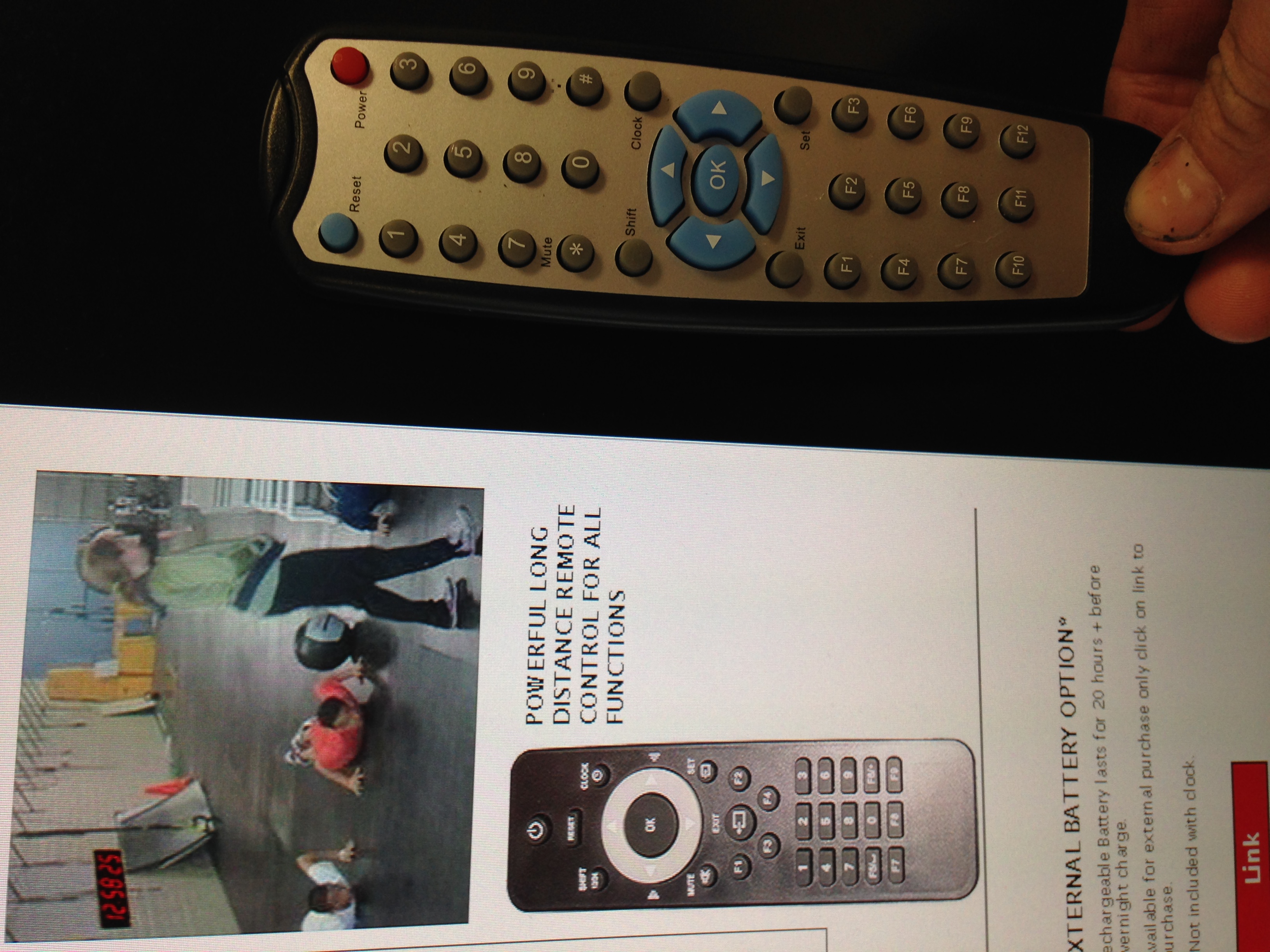 Does this look like the same remote to you?