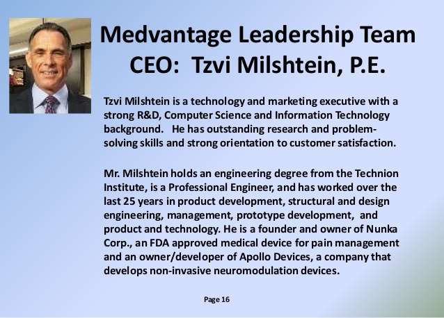 Tzvi Milshstein CEO of Medvantage involved in RICO lawsuit