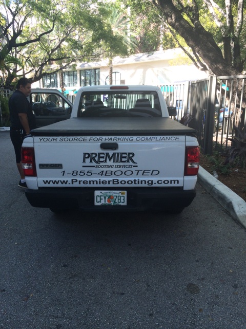 this is Premier booting services truck 