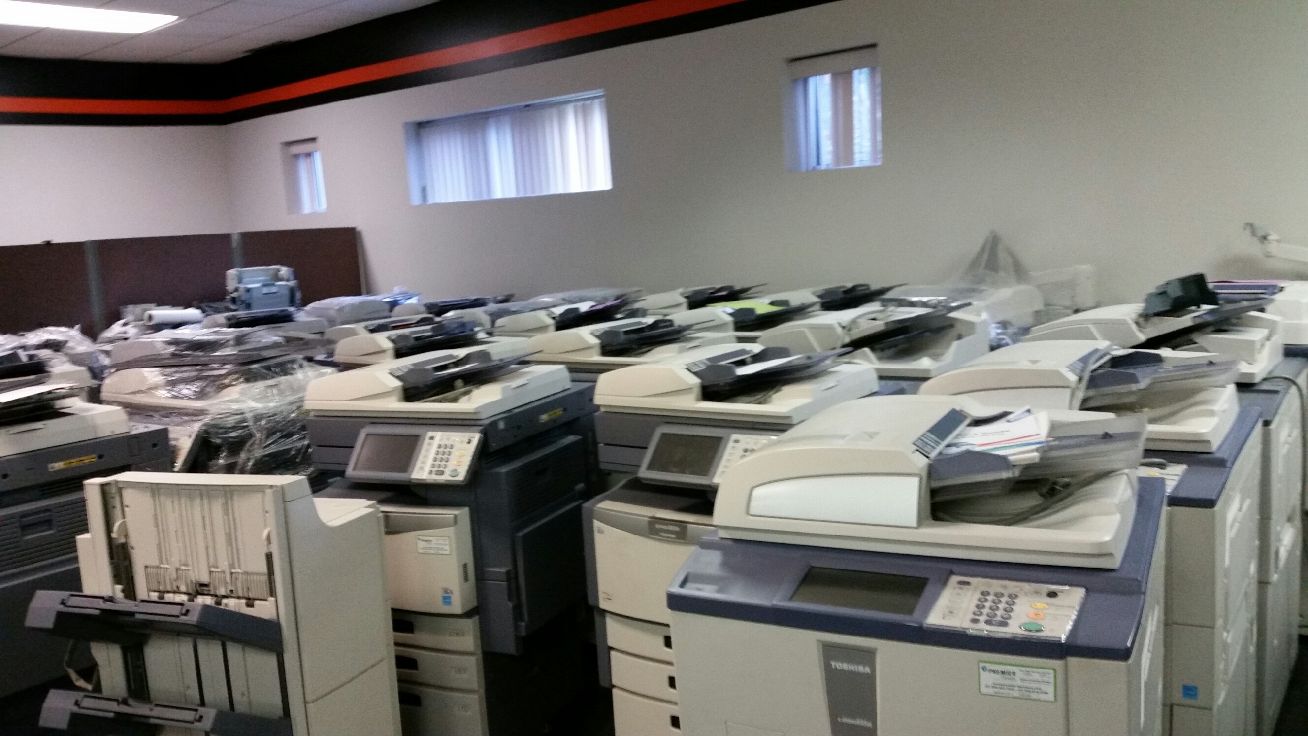 "GRAVEYARD OF USED COPIERS"