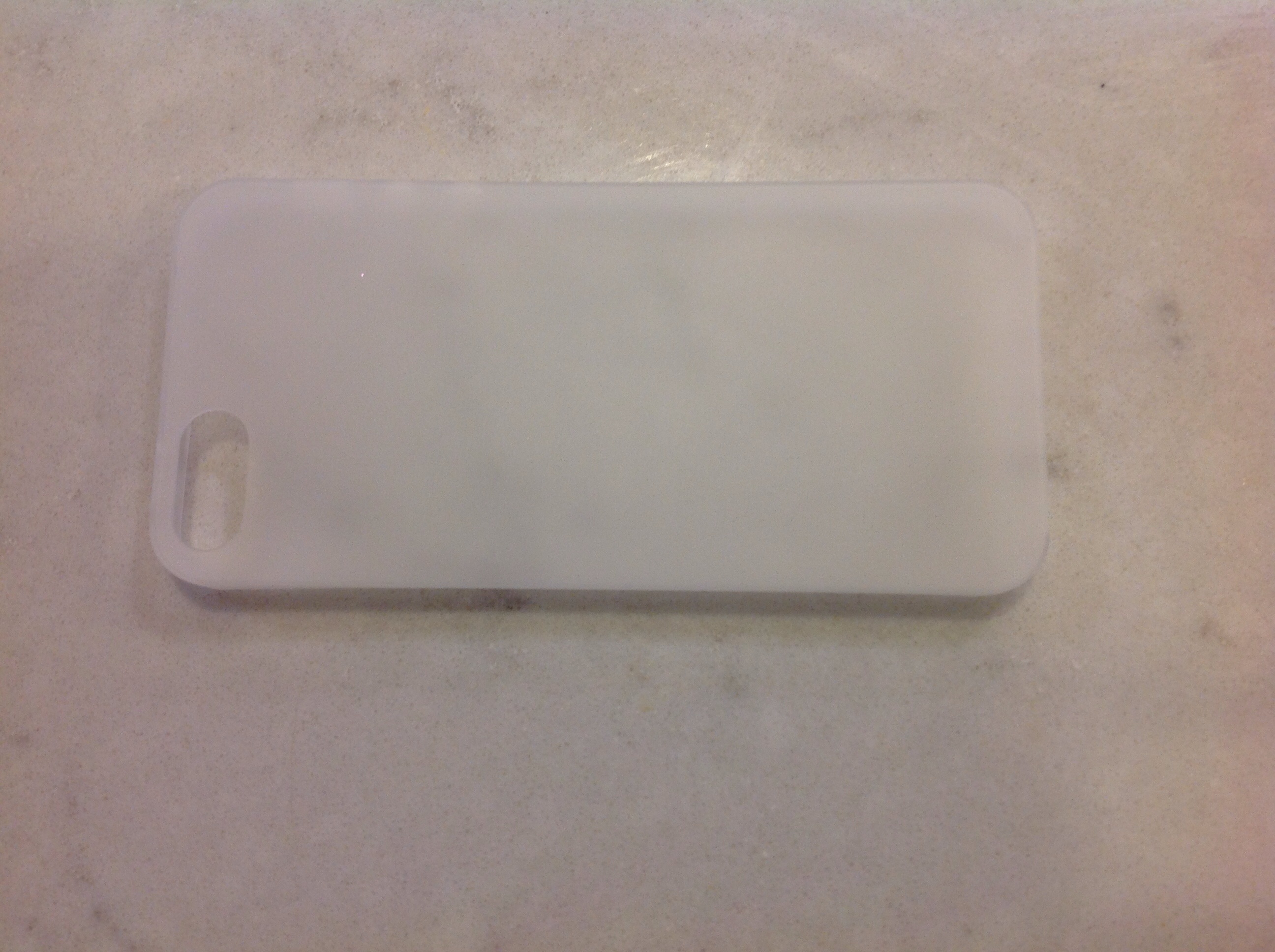 Plastic clip on iPhone case