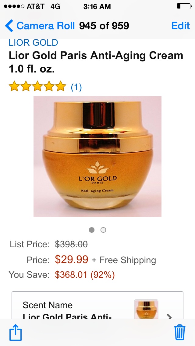 Picture of same product being sold on amazon for $29.99. It is never sold at what seller claims is true retail price.