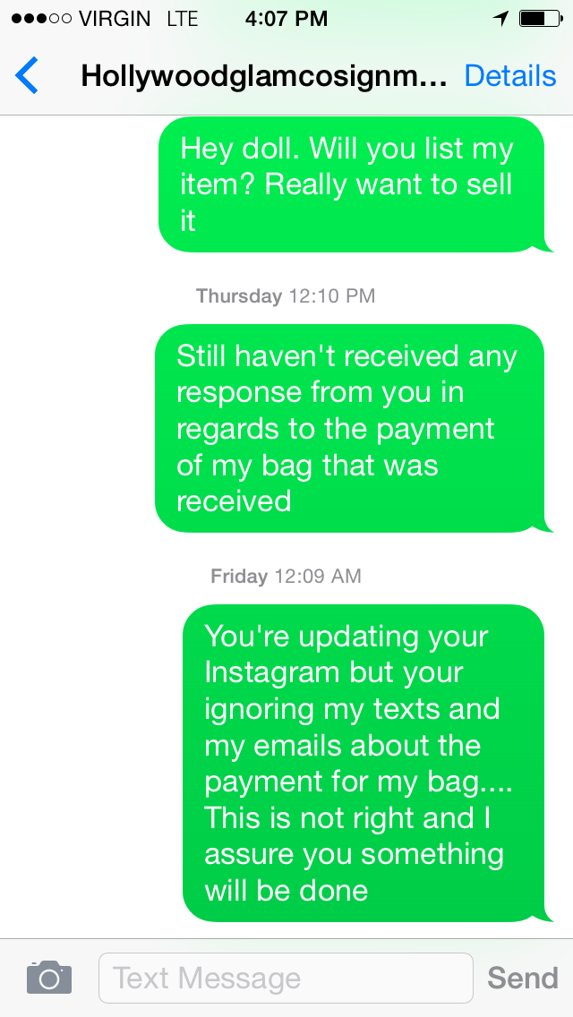 No response after attempting to call and text and email