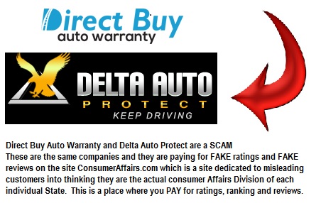 Direct Buy Auto Warranty is now Operating as Delta Auto Protect!  Don't be SCAMMED please.