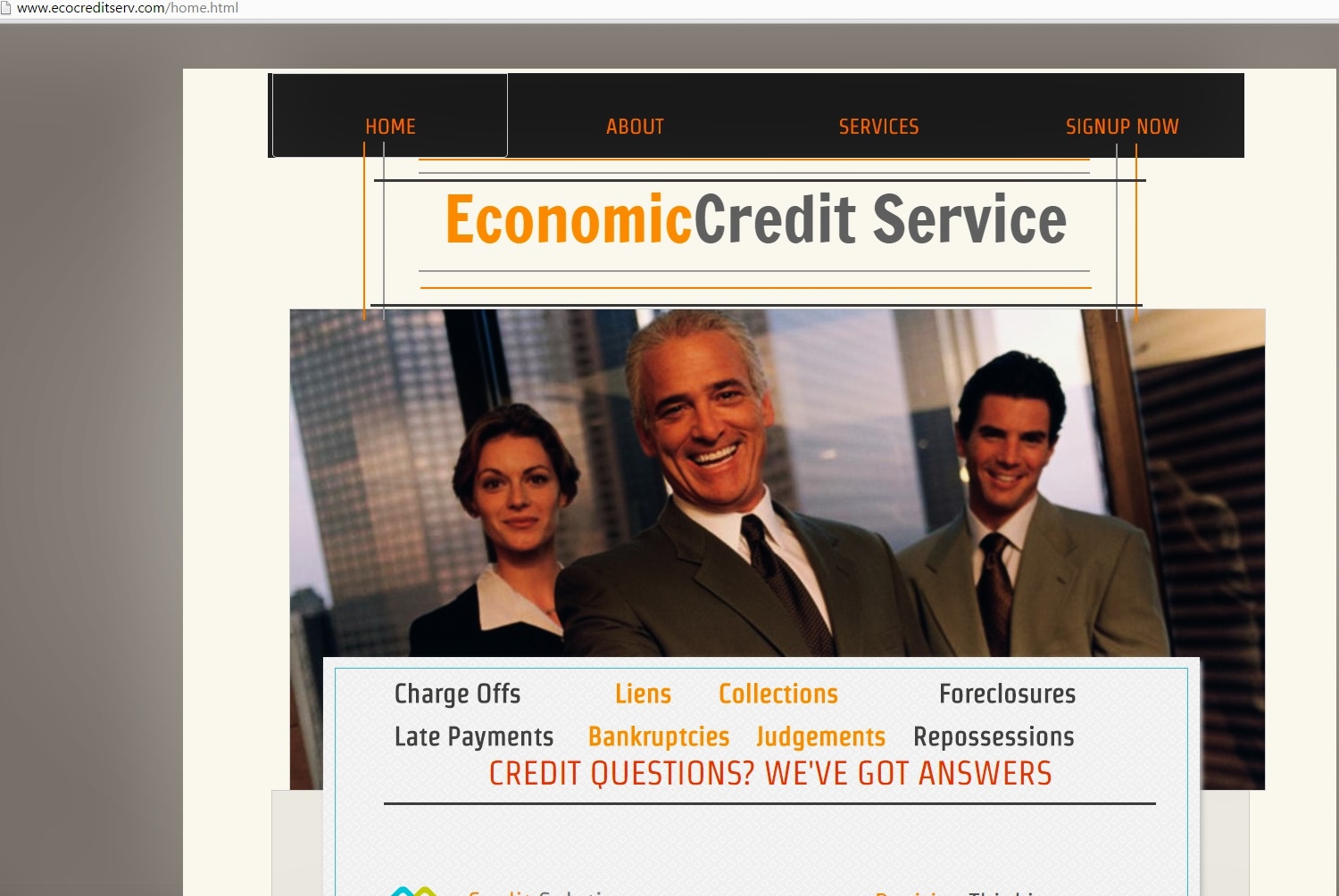 Economic Credit Service or ecocreditserv.com in Corona, California 