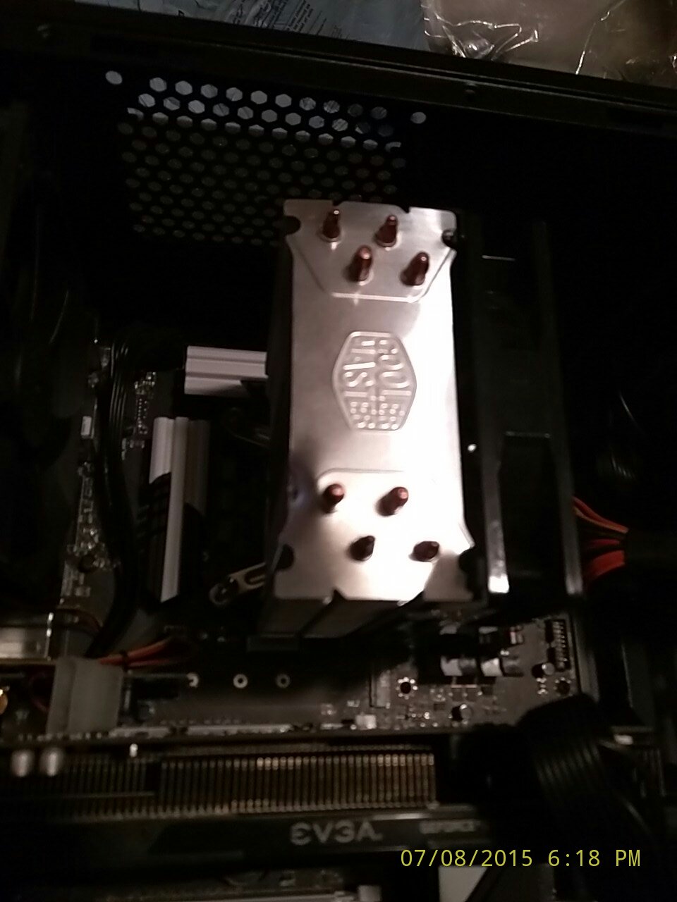 heatsink dented