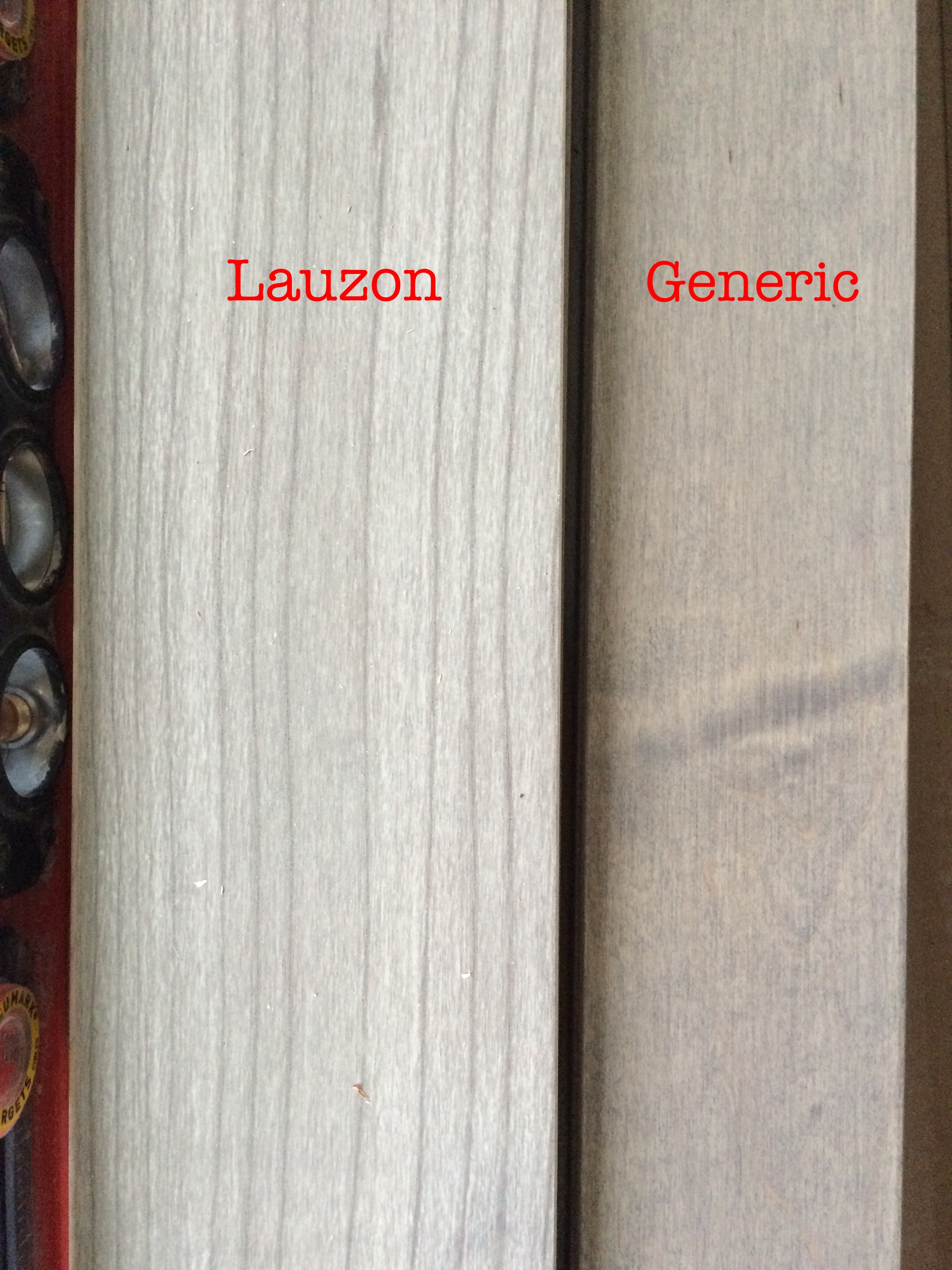 Difference of the two hardwoods