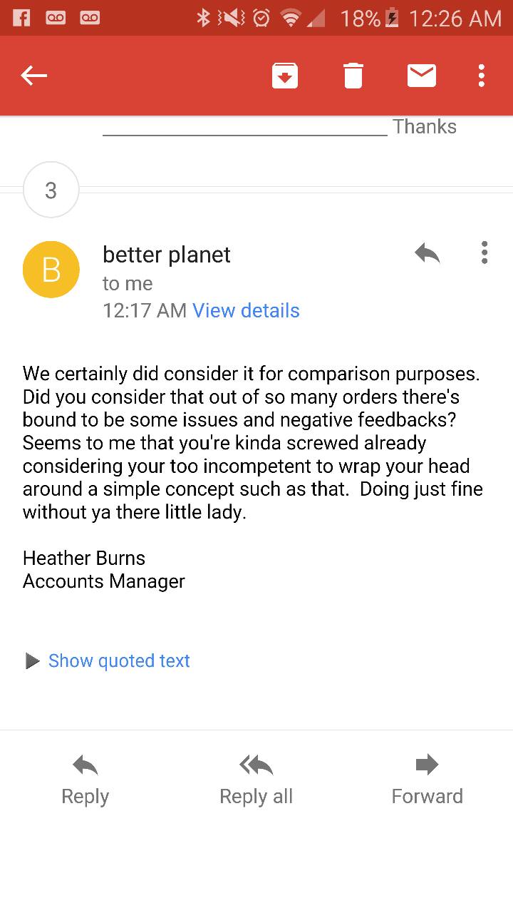 Conversation from "account manager"