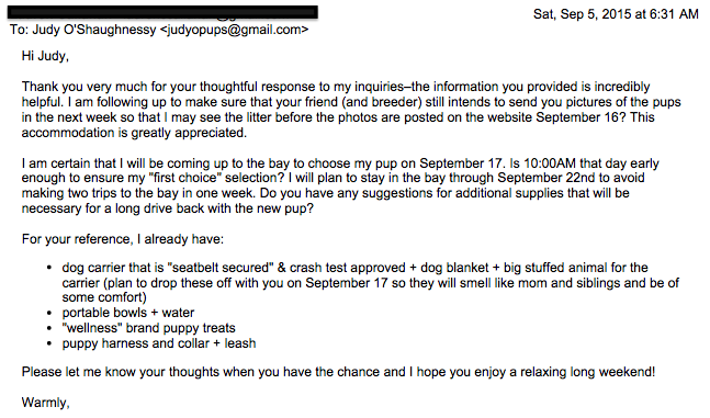 September 5, Email 1