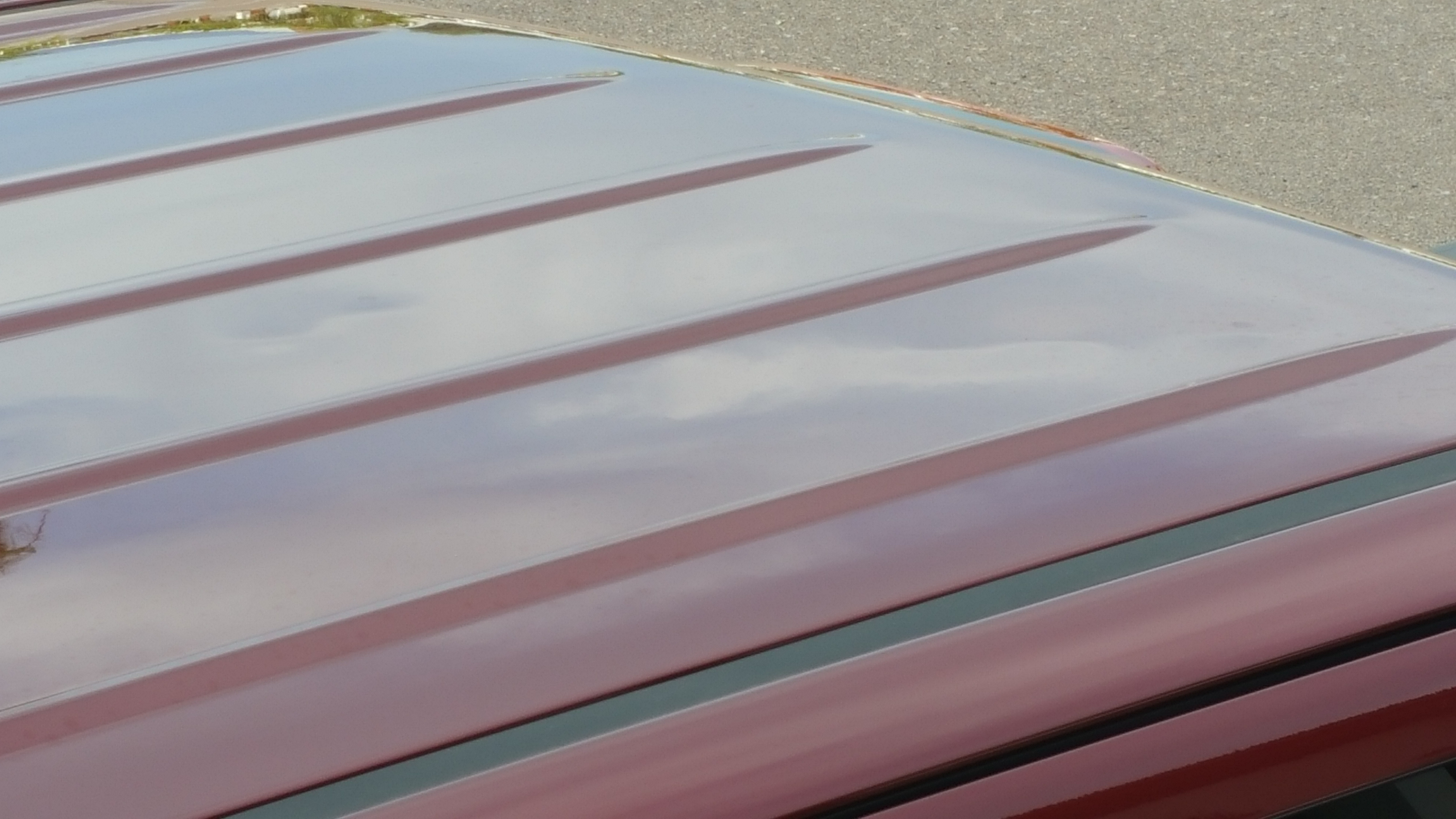 dented roof pic taken the morning after I left Henderson chevy from my patio