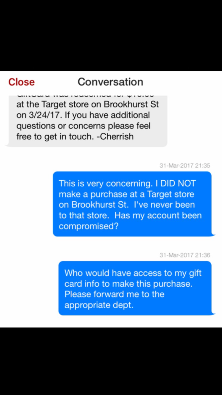 This same fraud has been happening for years and Target does not care. 