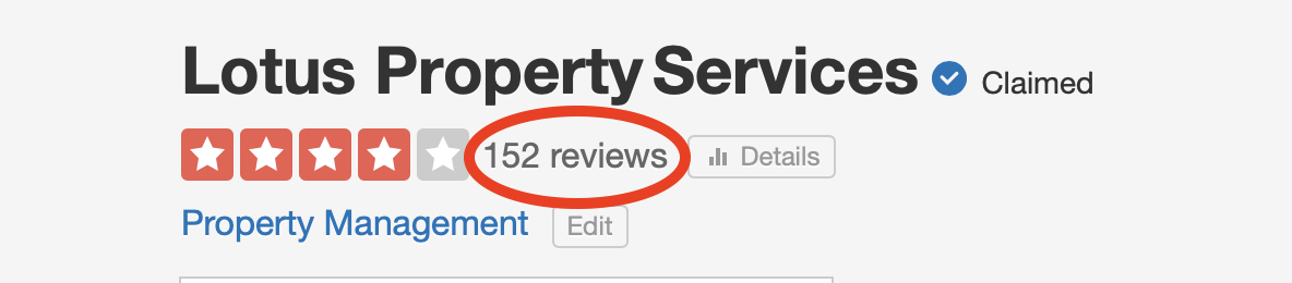 Only 152 reviews are visible