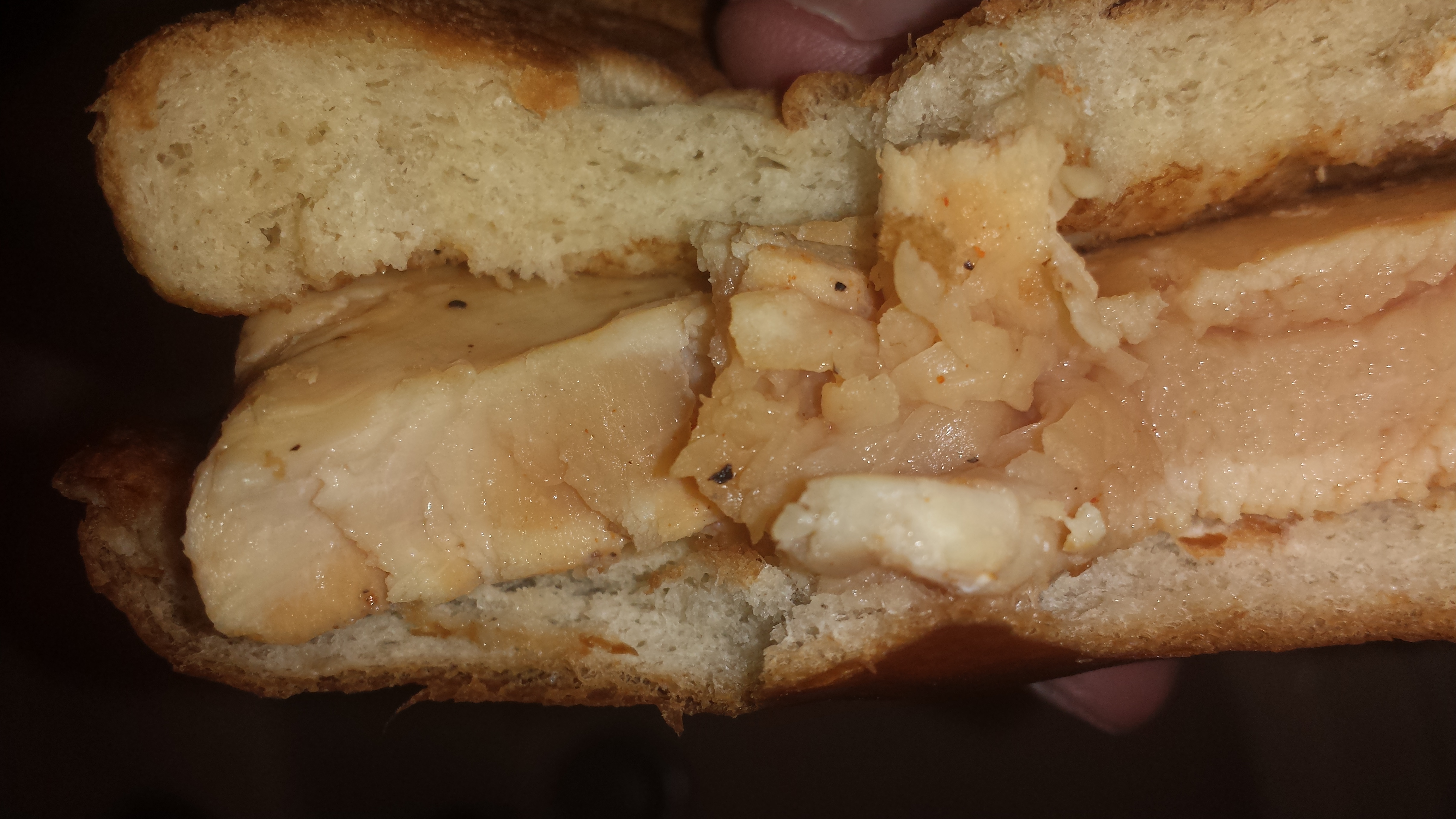 Raw chicken from Wendy's 