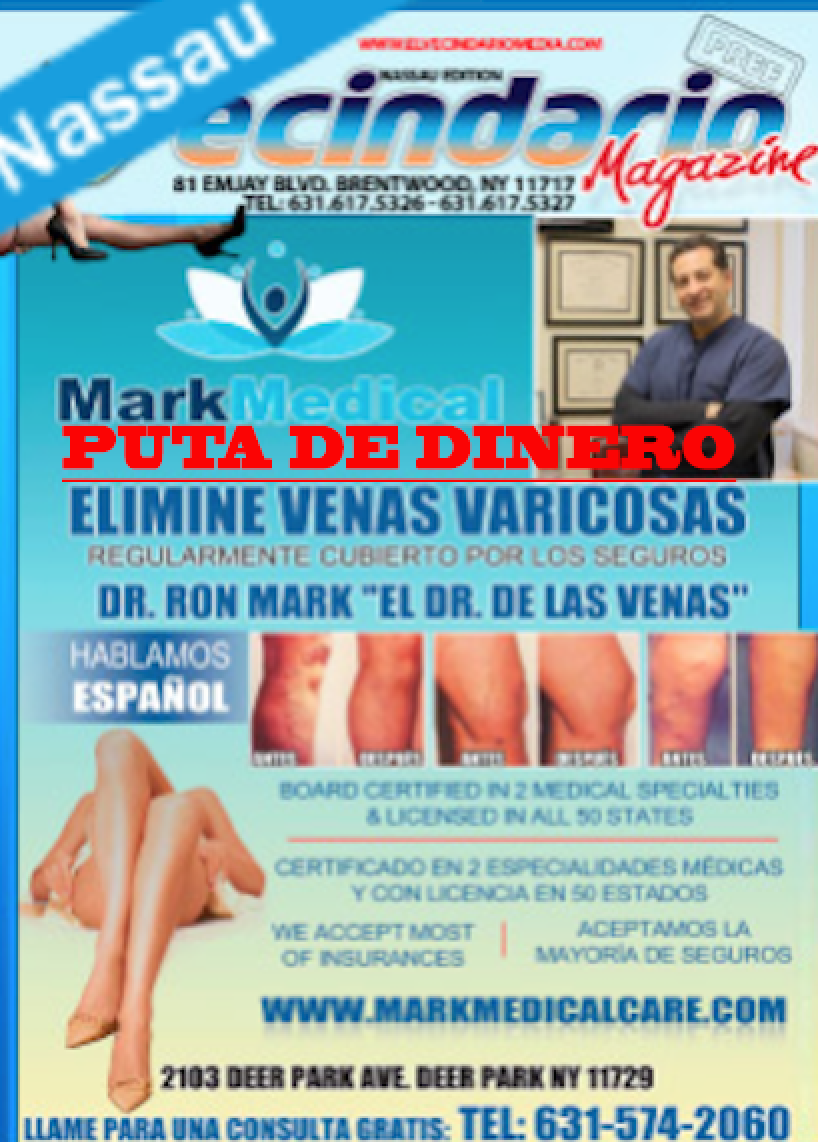 El Dr. Ron Mark es una puta de dinero