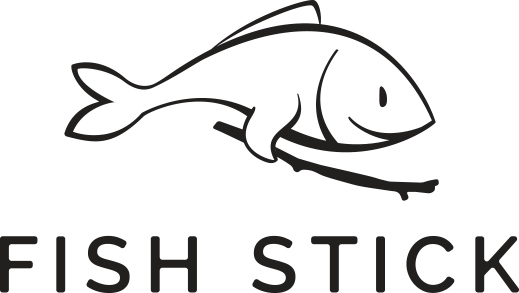 A fish with a club, fishstick.com 