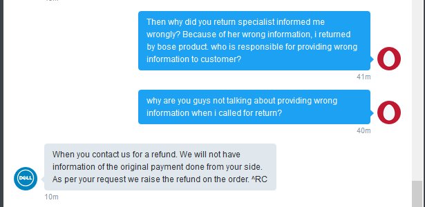 Irresponsible dell customer service