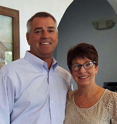 Steven (left) and Patricia (right) Stiffler. Owners and operators of White Pelican Home Services, Inc