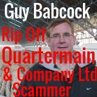 Guy Sanderson Babcock , Guy Babcock, Fake MBA from Oxford Brookes University,  QUARTERMAIN & COMPANY LTD