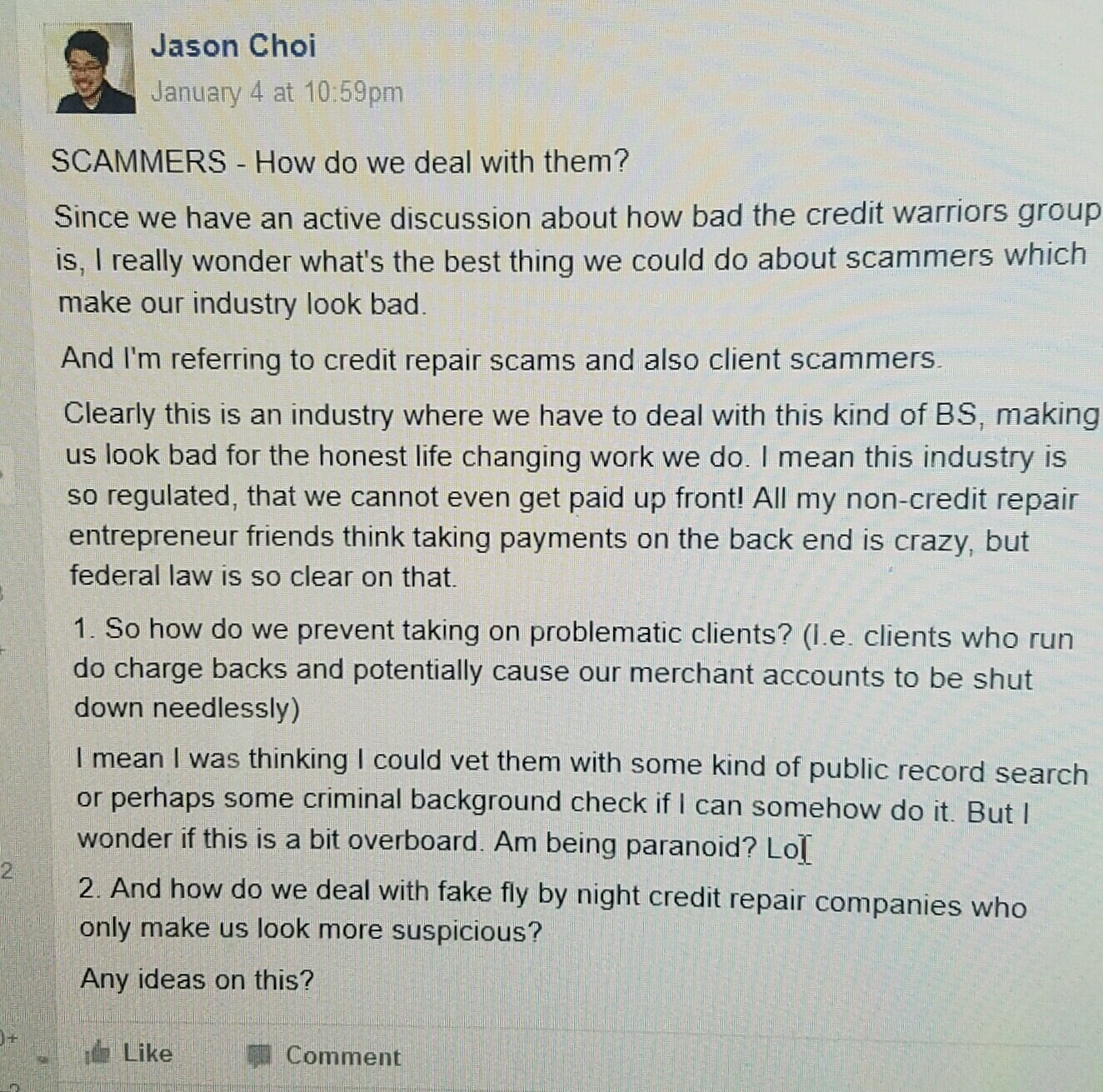 Proof of them lying. Jason said this about them being Scammers
